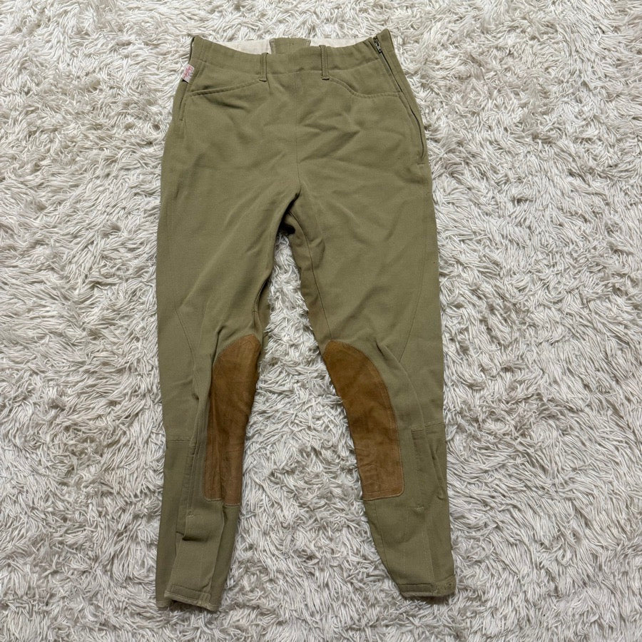 Women’s Size 28L Tan Tailored Sportsman Knee Patch Horseback Riding Breeches