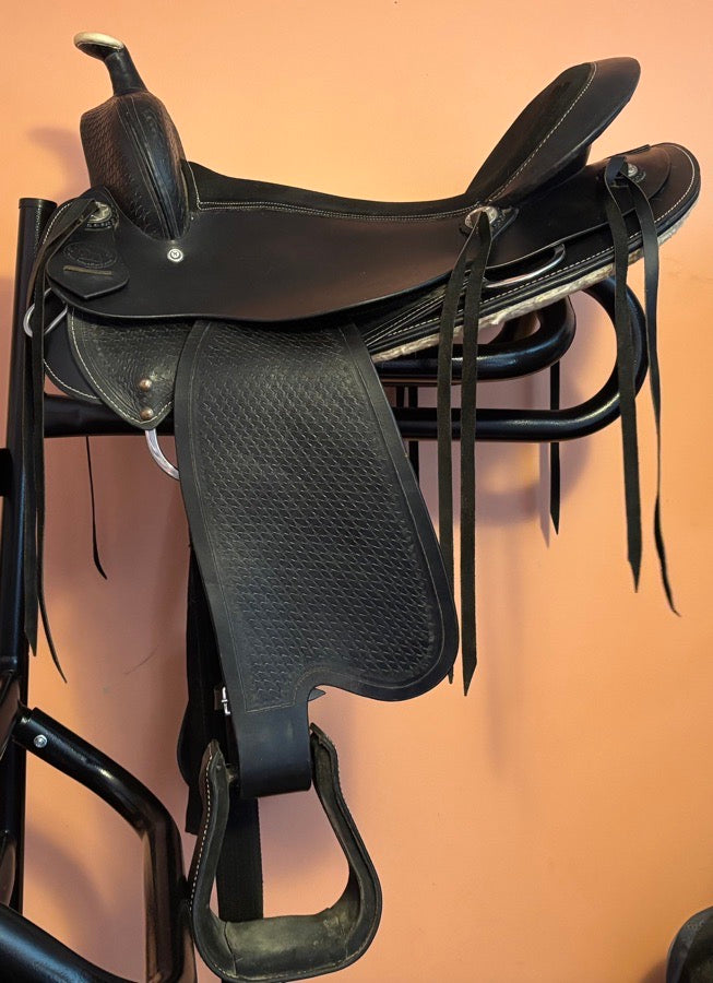 Black Western Gaited Saddle