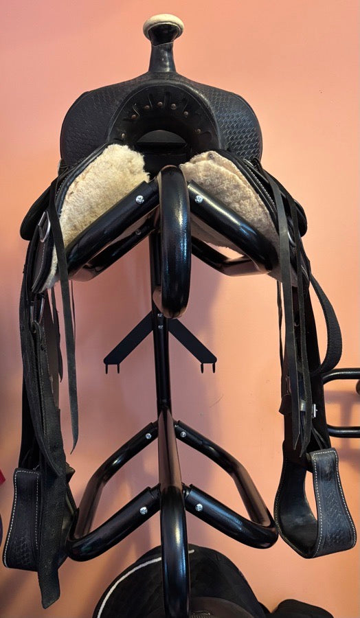 Black Western Gaited Saddle