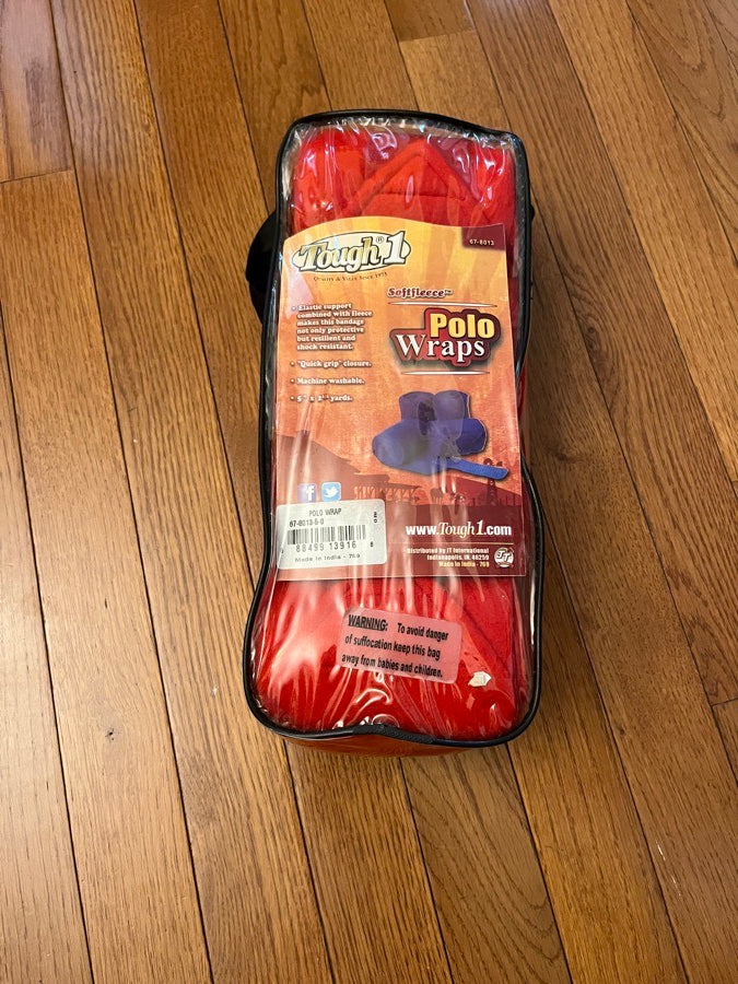 New tough 1 red polo wraps