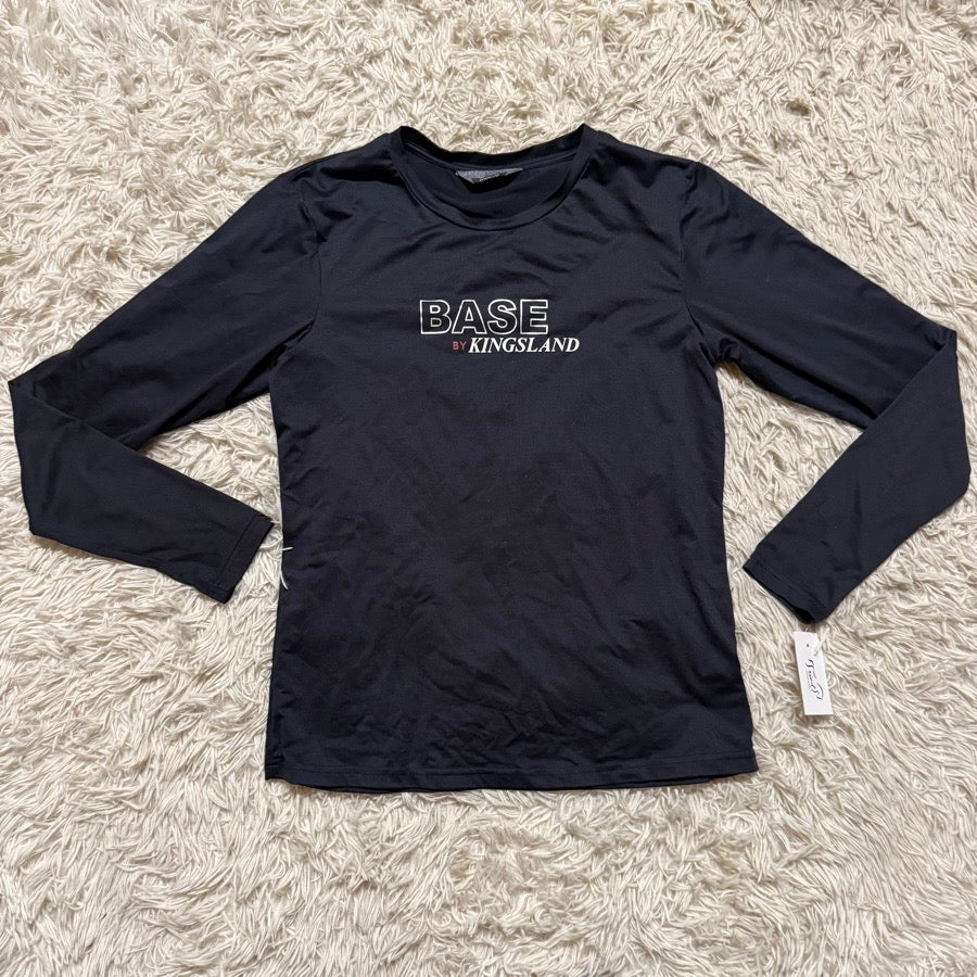 KINGSLAND Women’s Navy Medium Kingsland Long Sleeve Horseback Riding Baselayer Shirt