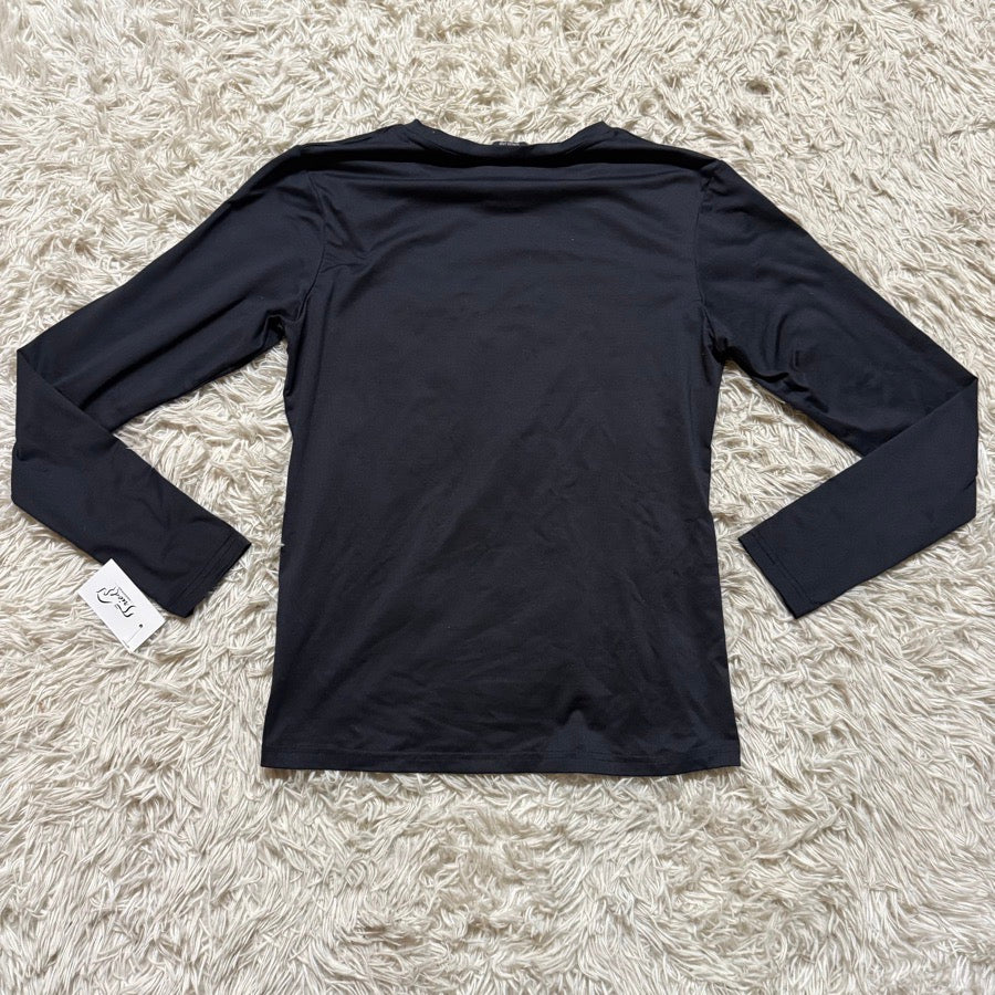 KINGSLAND Women’s Navy Medium Kingsland Long Sleeve Horseback Riding Baselayer Shirt (4)