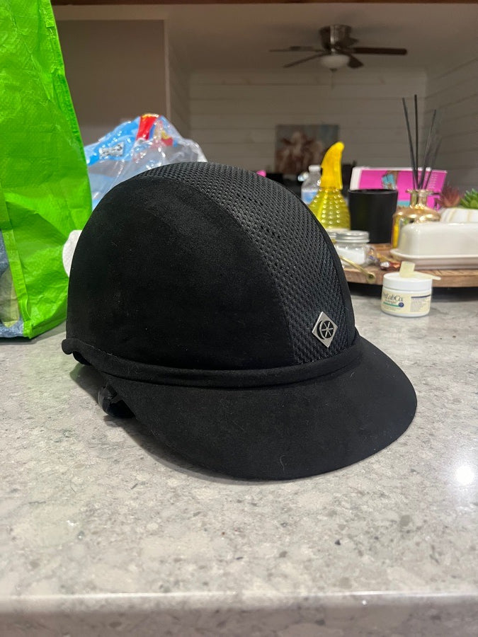 Charles Owen wide brim helmet