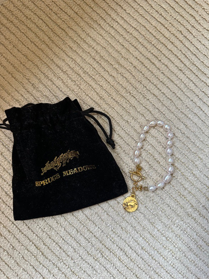 Spruce Meadows Pearl Bracelet