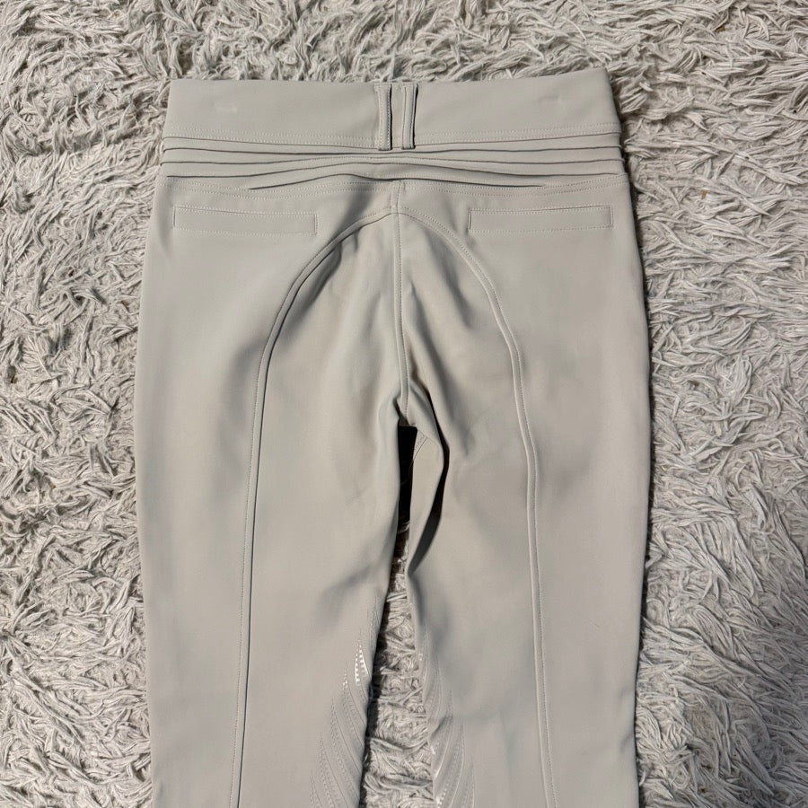 New Women’s Size 24R Tan Samshield Clotilde Knee Patch Horseback Riding Breeches