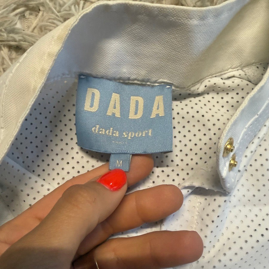 Other Women’s Medium White Dada Sport Short Sleeve Horseback Riding Show Shirt (4)