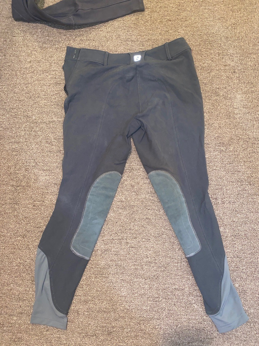 Noble Outfitters Gray Schooling Breeches