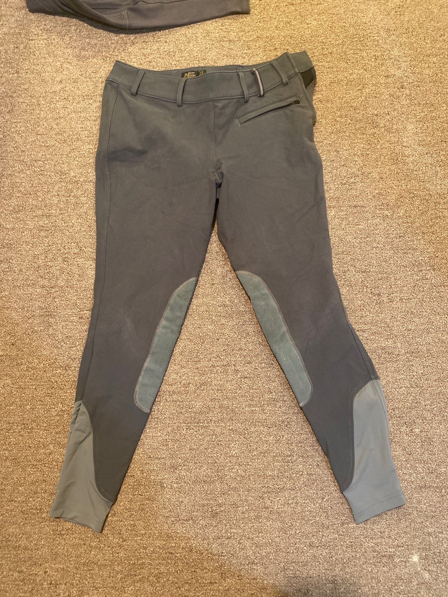 Noble Outfitters Gray Schooling Breeches