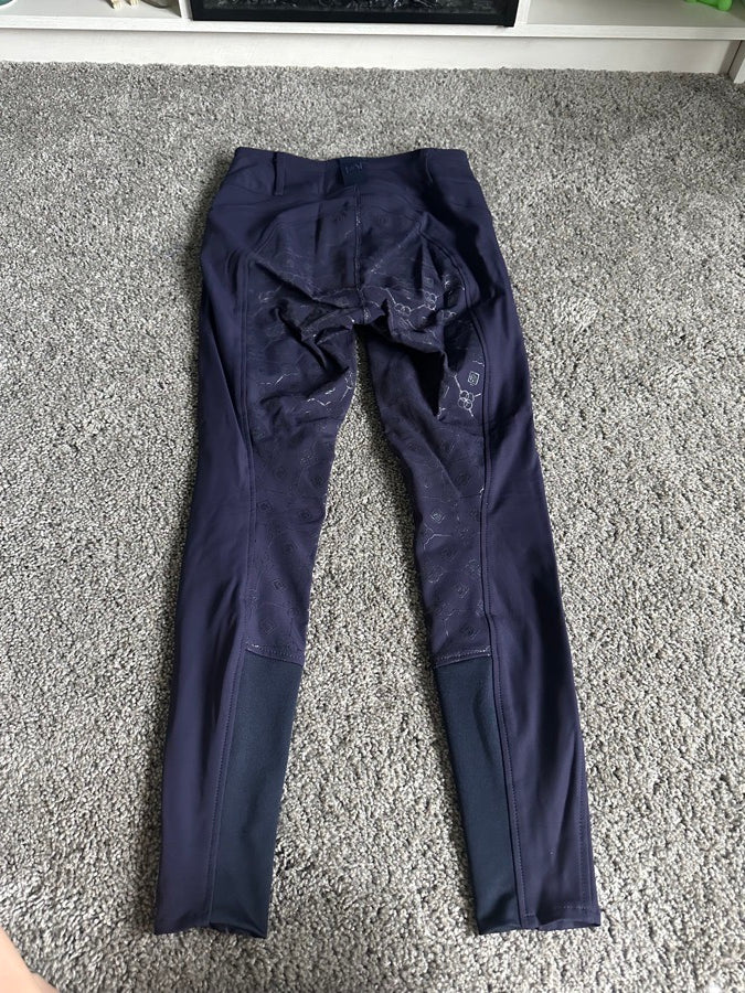 24R purple romfh Isabella silicone full seat breeches