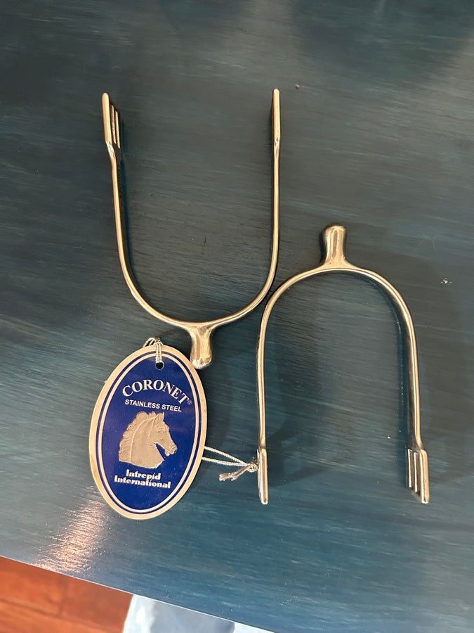Coronet stainless steel Intrepid spurs
