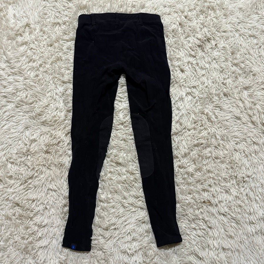 Women’s Medium Black Irideon Knee Patch Horseback Riding Tights Breeches
