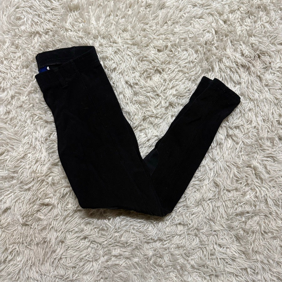 Women’s Medium Black Irideon Knee Patch Horseback Riding Tights Breeches