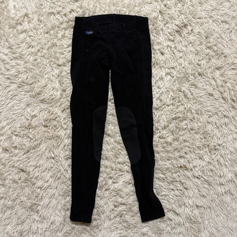 Women’s Medium Black Irideon Knee Patch Horseback Riding Tights Breeches