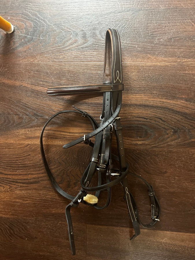 Showmark Bridle - Fancy Stich Figure 8 - WB/OS