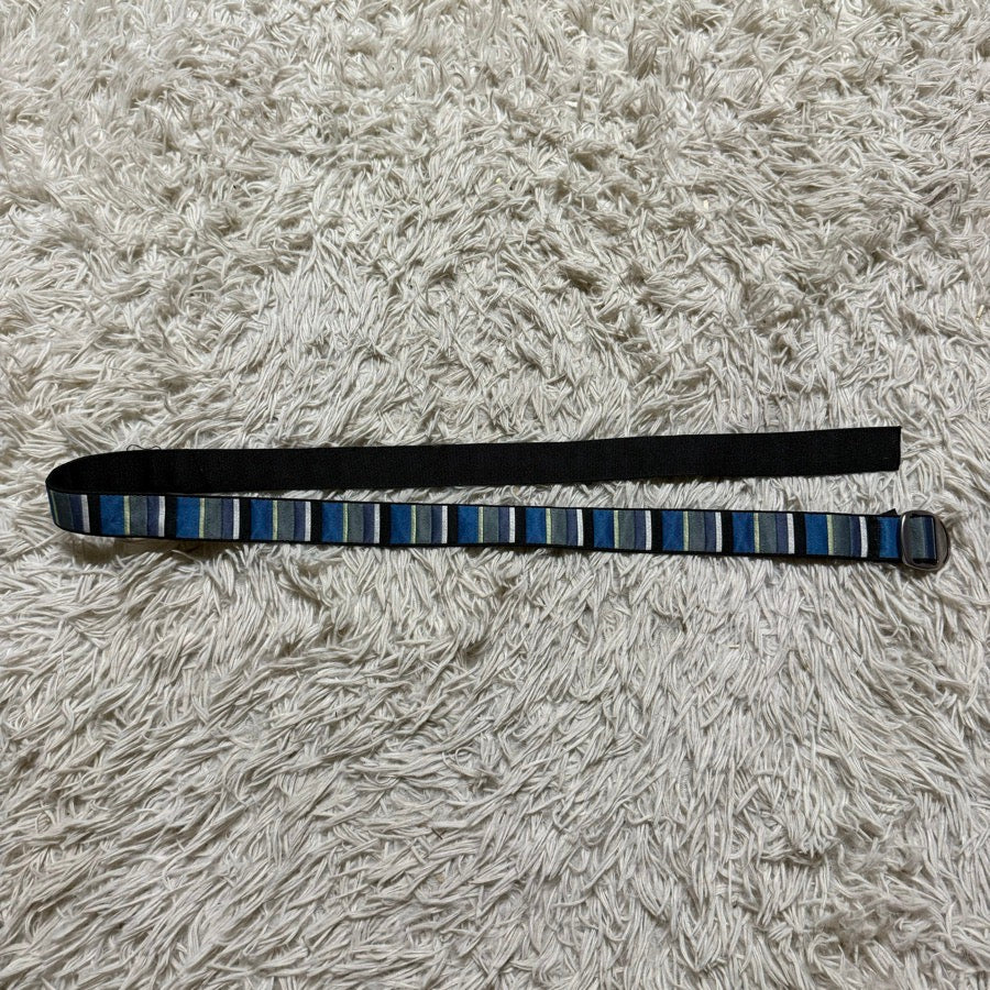 Women’s Blue Striped Kerrits Horseback Riding Adjustable Belt. Good Condition.
