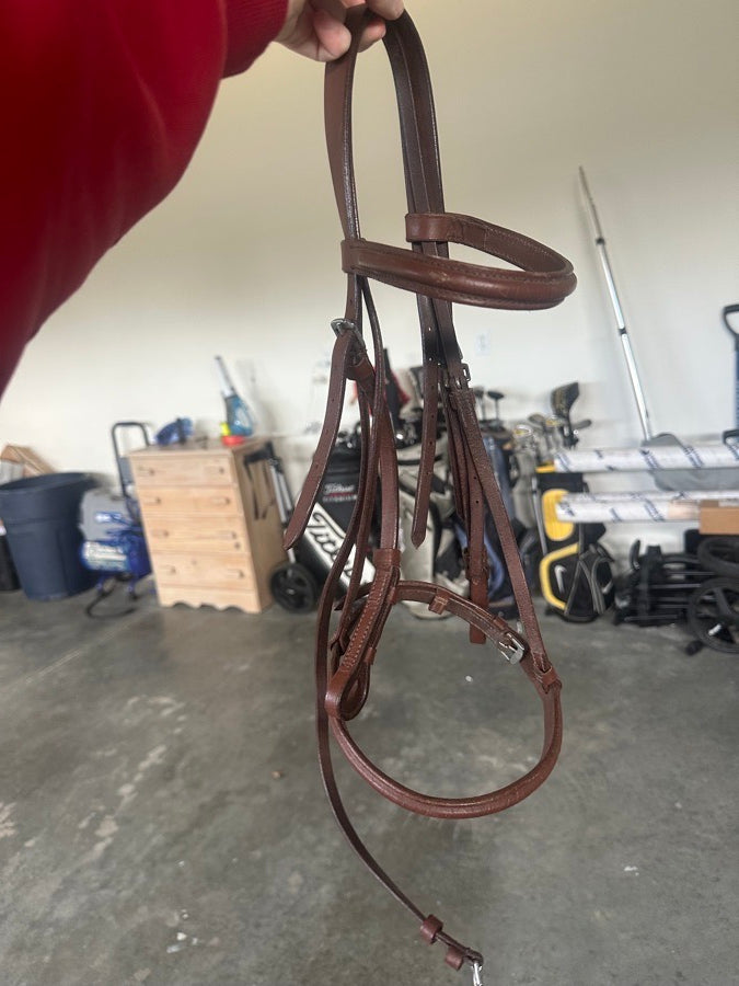 SILVER FOX silver fox oak bark bridle!