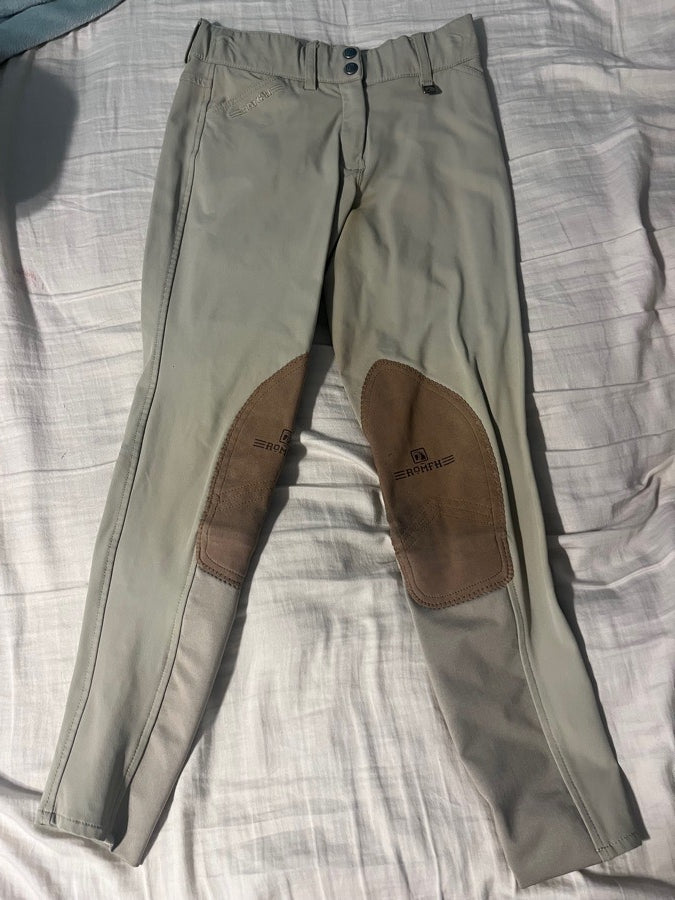 Romfh Tan Knee Patch Breeches