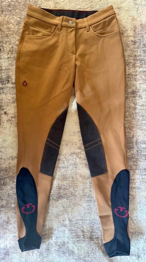 NWOT Cavalleria Toscana suede knee patch breeches