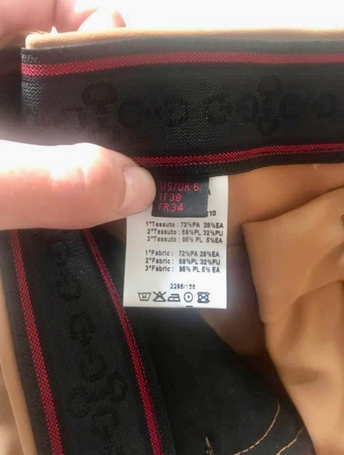 NWOT Cavalleria Toscana suede knee patch breeches