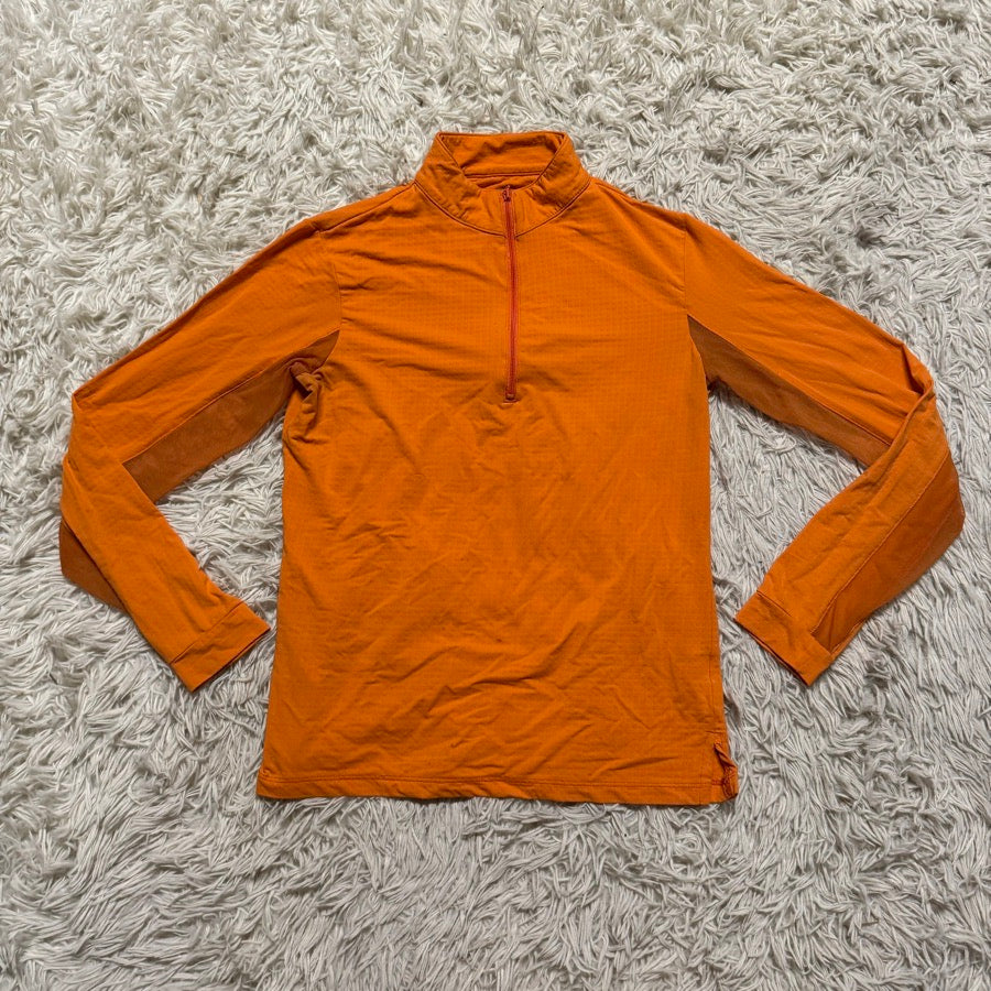 Women’s Orange EIS Long Sleeve Horseback Riding Sunshirt. Good Condition.