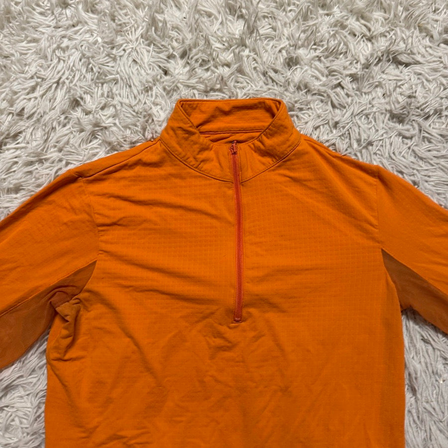 Women’s Orange EIS Long Sleeve Horseback Riding Sunshirt. Good Condition.
