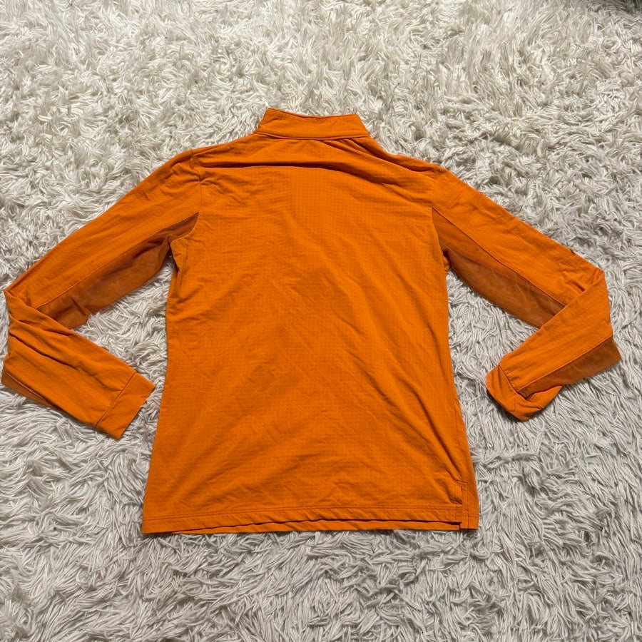 Women’s Orange EIS Long Sleeve Horseback Riding Sunshirt. Good Condition.