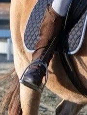 Brown half chaps