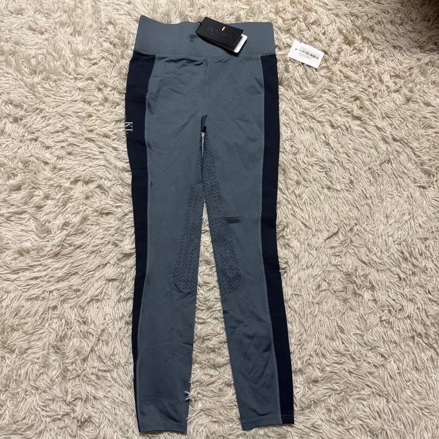 New Women’s Small Blue Kingsland Full Seat Horseback Riding Tights Breeches