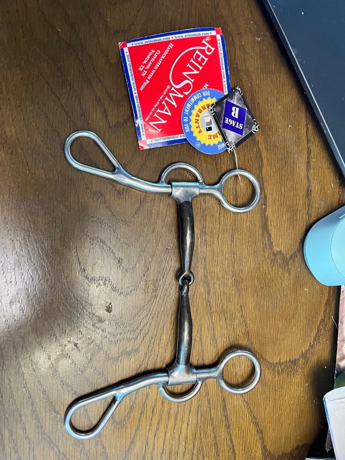 Reinsman Sweet iron snaffle Argentine bit