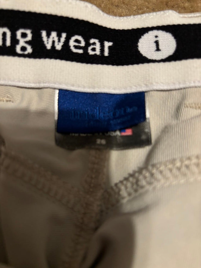 Tan half seat riding breeches