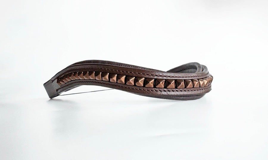 OTHER Spiked Copper Beaded Browband