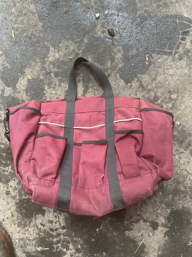 Maroon Brush Bag