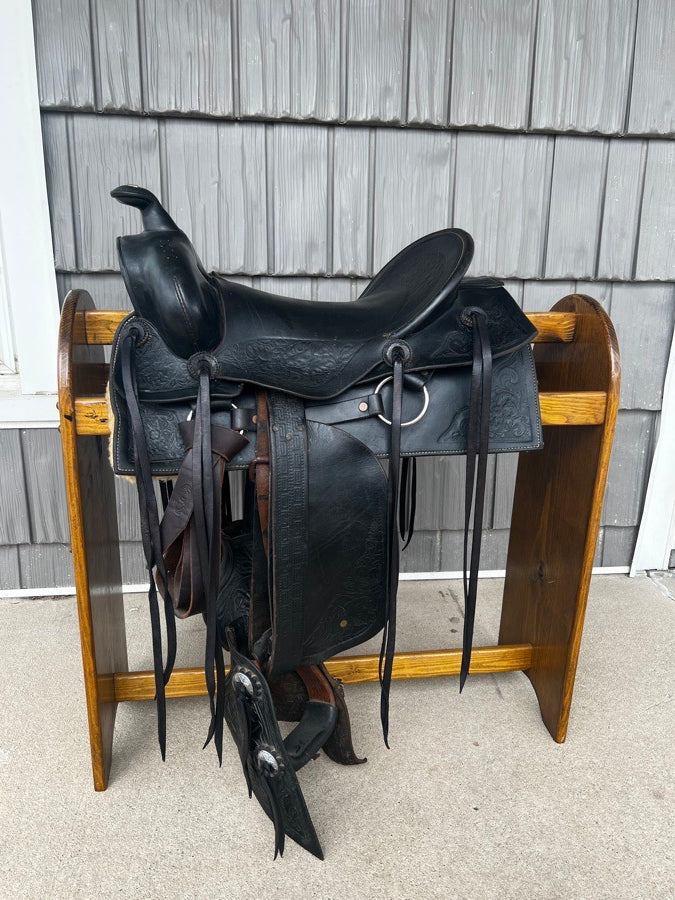 OTHER 15” Black Western Saddle (2)