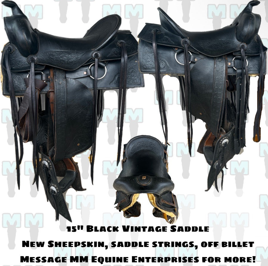 OTHER 15” Black Western Saddle
