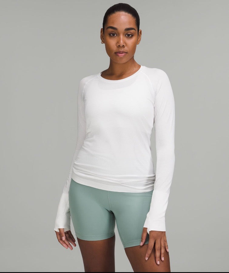 LULULEMON White Lululemon long sleeve