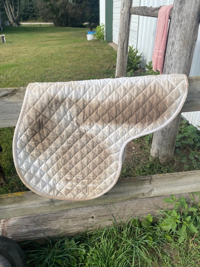 OTHER Shaped English saddle pad (4)