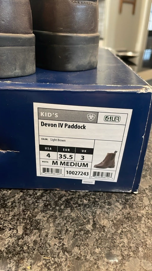 ARIAT Ariat Devon IV Paddock Boots size 4 (4)