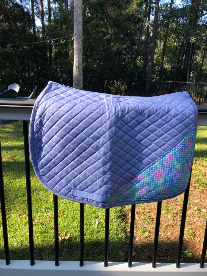 Custom Mermaid Saddle Pad