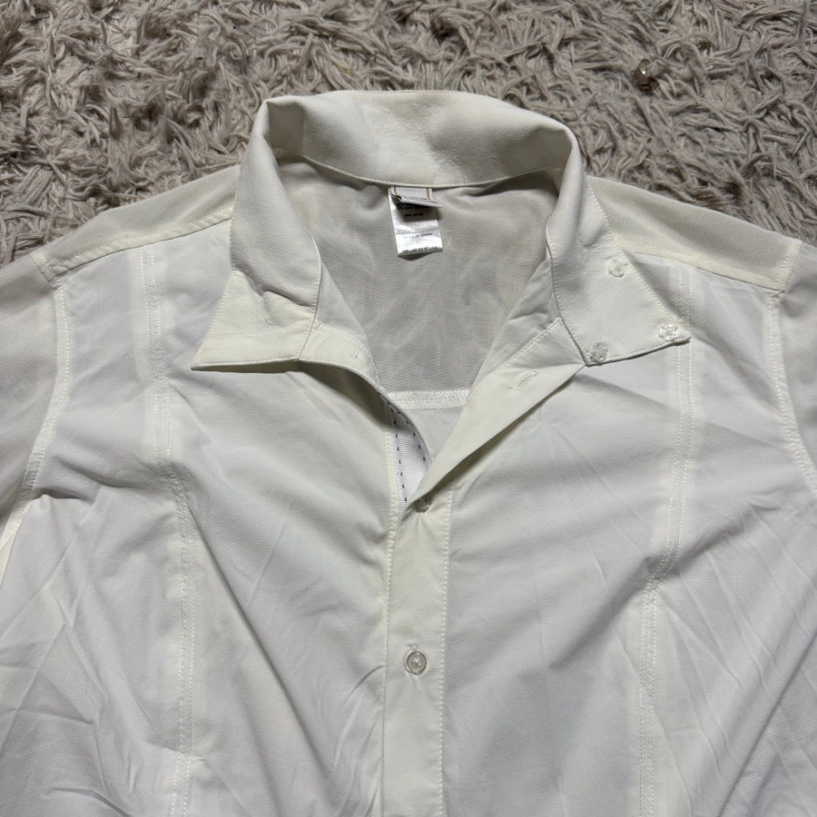 FITS Women’s XL White Fits Long Sleeve Horseback Riding Button Down Shirt. Good Cond. (2)