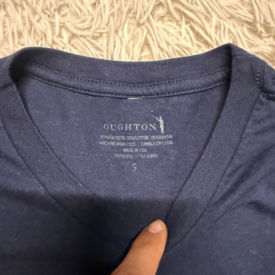 Other Women’s Small Navy Oughton “Horses Go With Everything” Horseback Riding T-Shirt (2)