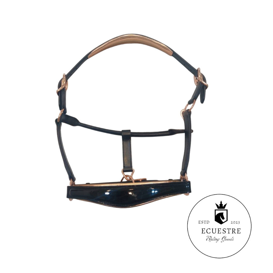 Luxury leather halter