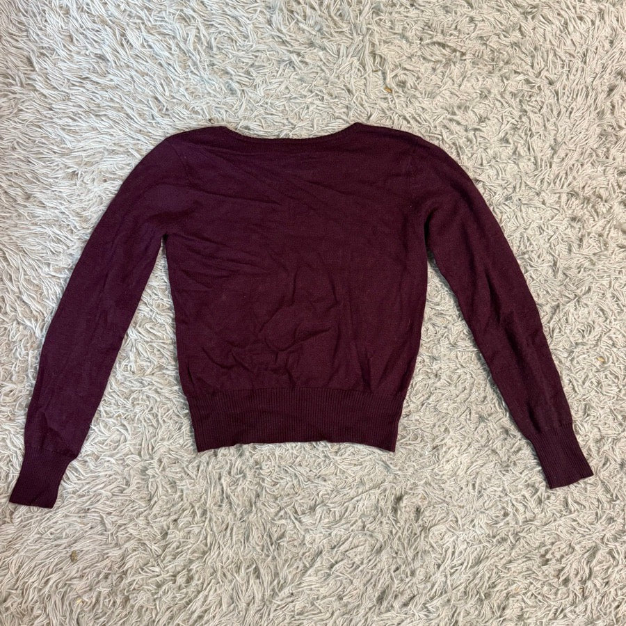 ARIAT Women’s Large Purple Ariat Palomino Horse Riding Equestrian Sweater. Good Cond. (3)