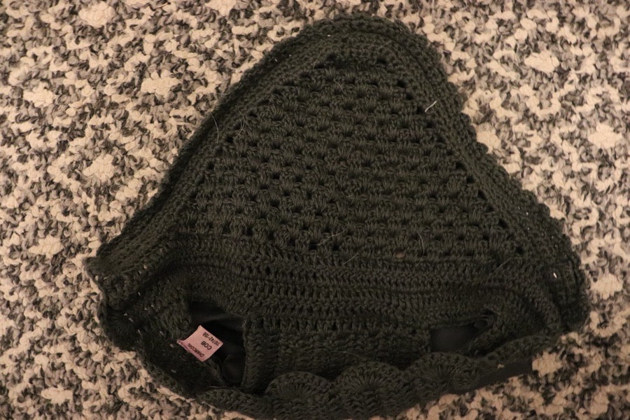 Equine Couture Fly Bonnet Green