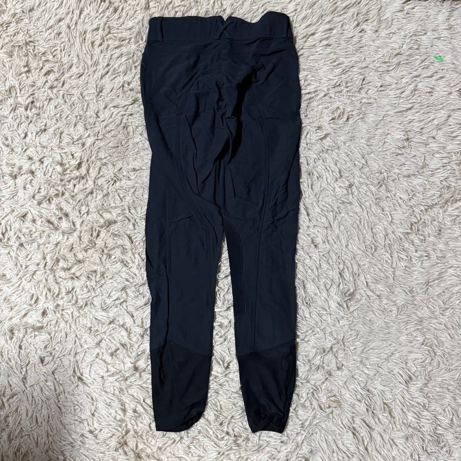 Women’s Size 24 Black Horze Knee Patch Horseback Riding Breeches