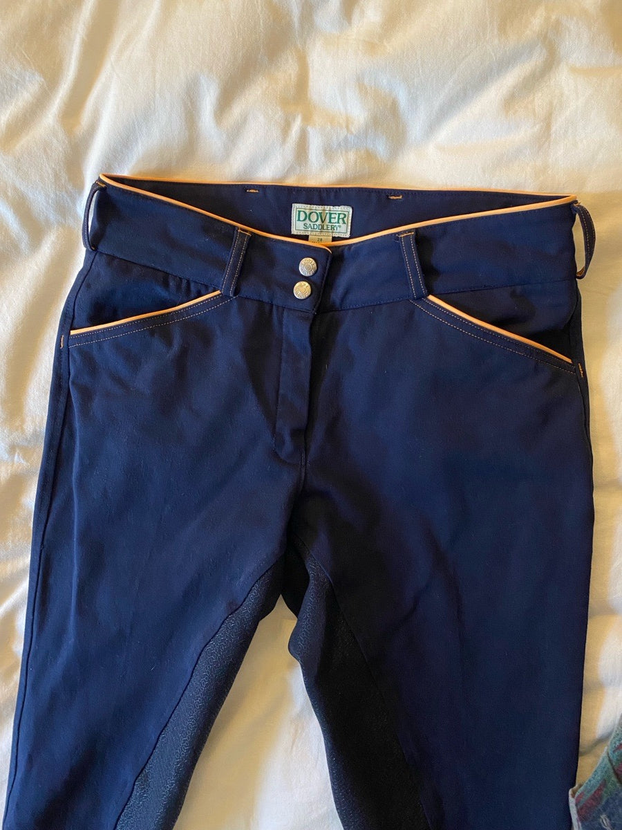 Dover Wellesley Full Seat Breeches - size 28