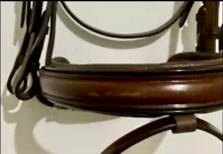 Joseph sterling brown dressage double bridle O/S