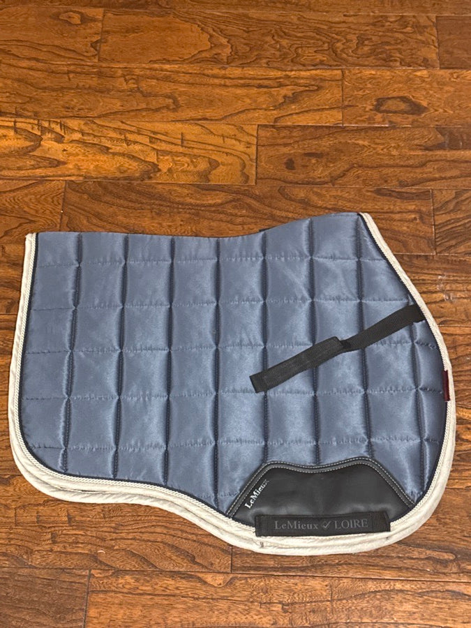 LEMIEUX dusk blue Lemieux Loire classic gp square saddle pad (2)