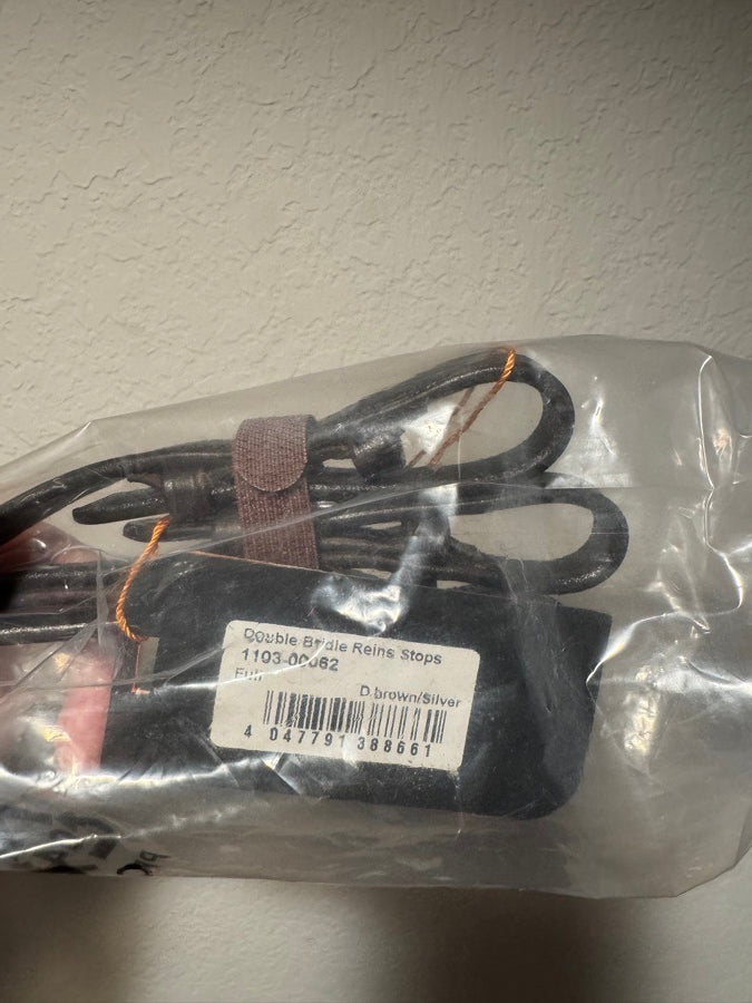 Schockemöhle SportsDouble Bridle Reins, Leather Reins, 16 mm