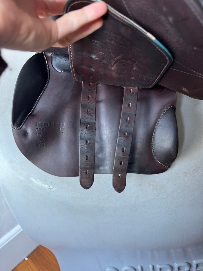 VOLTAIRE 17” 2018 Voltaire Palm Beach PRO Saddle - Full Buffalo - MINT! (3)