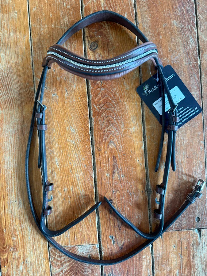 EXION Pony headstall with bling browband